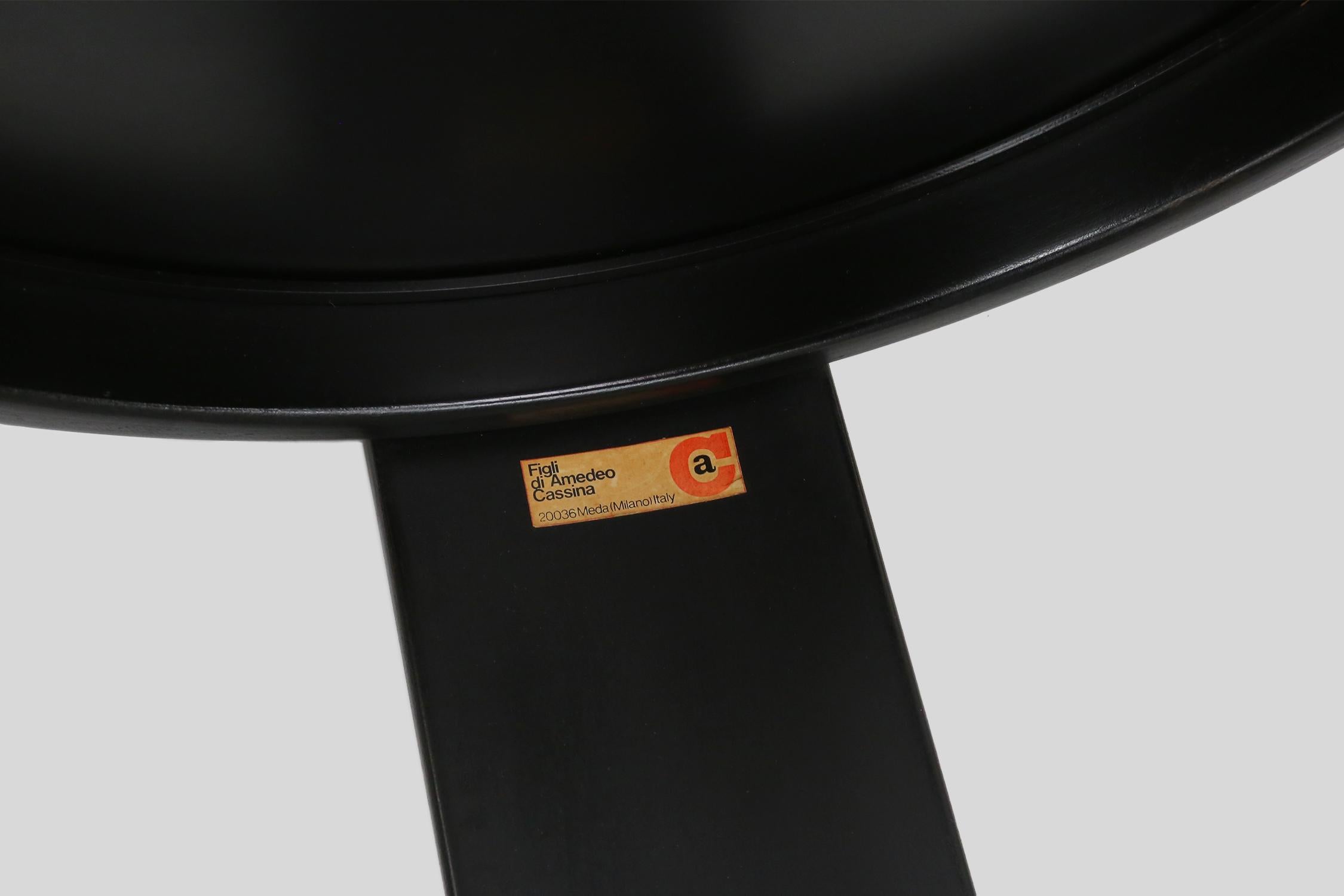 Set reversible nesting tables by Gianfranco Frattini for Cassina, Italy ca. 1960 For Sale 3
