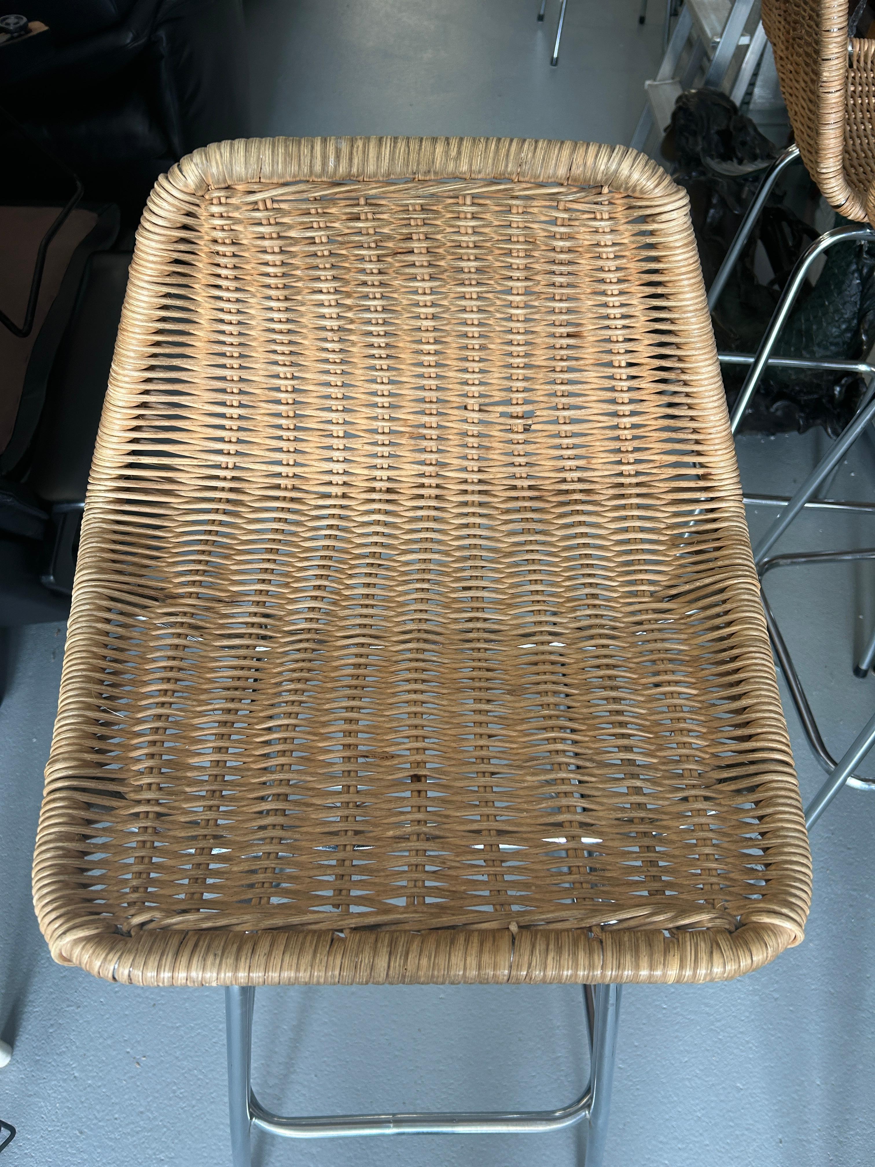 Set Rohe Bar Stools Dirk Van Sliedrecht 1960s Holland 3