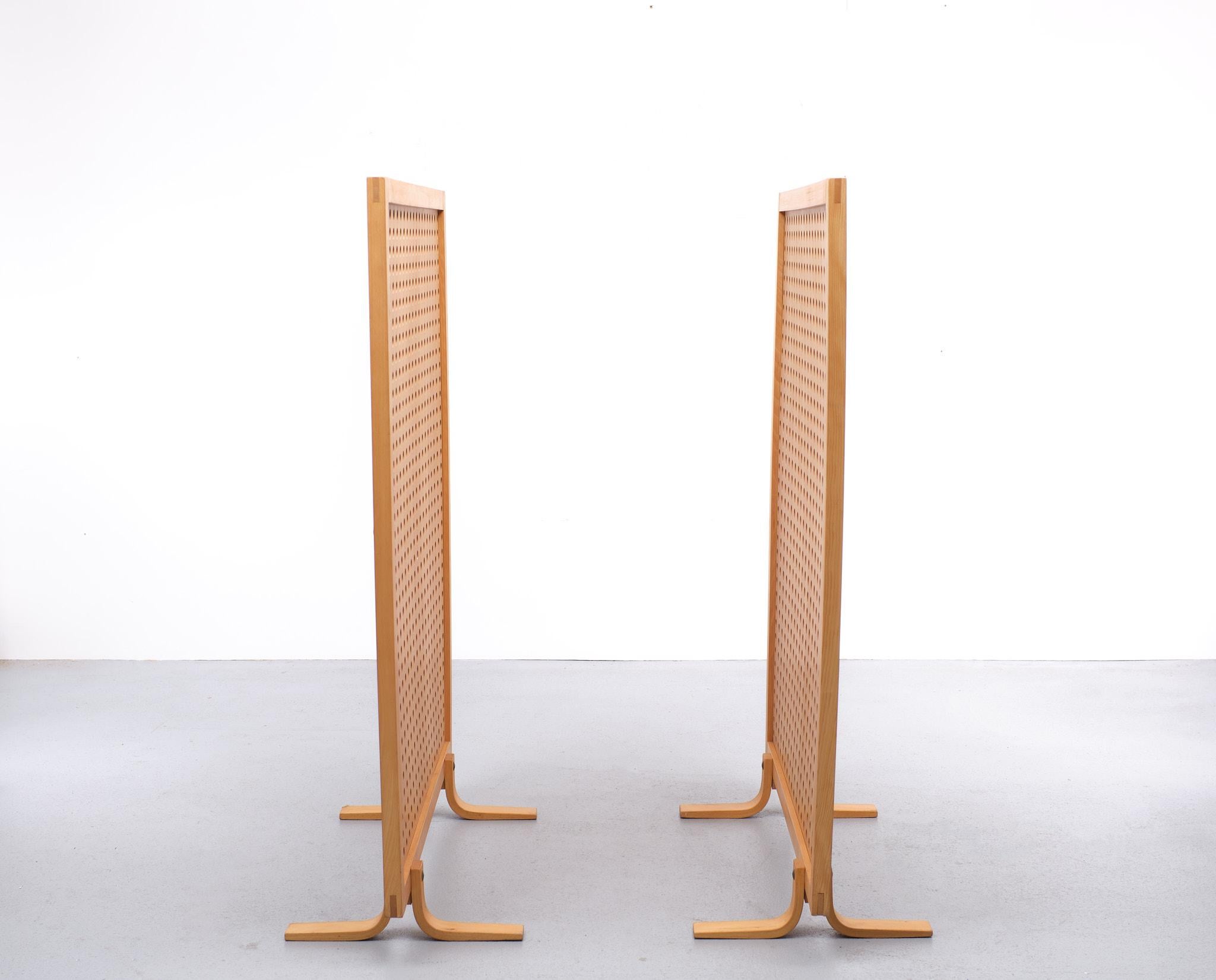 Set Room Dividers Beech Wood, Scandinavian, 1970s 1