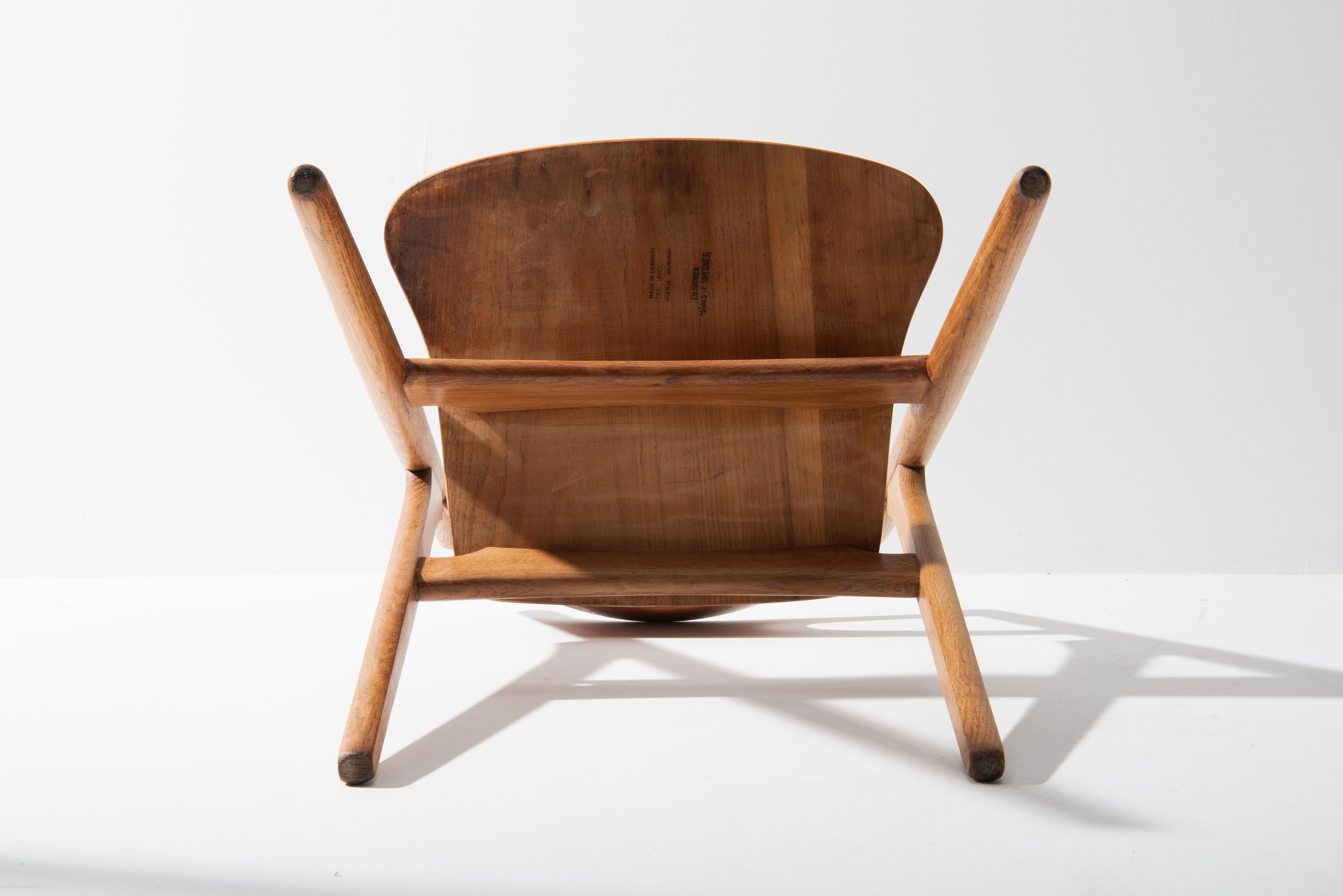 Mid-Century Modern Set Sawbuck Dining Chairs - Hans J. Wegner