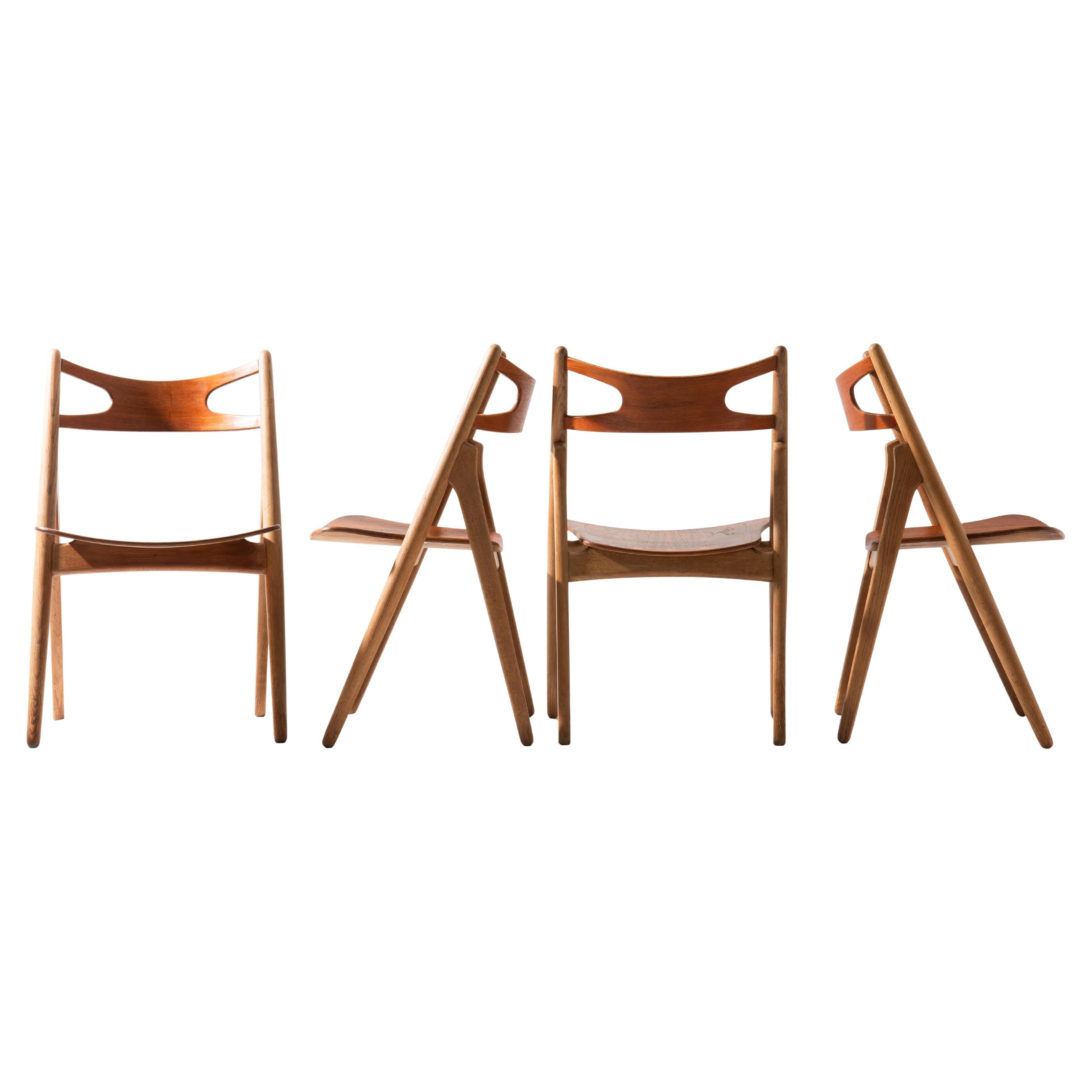 Set Sawbuck Dining Chairs - Hans J. Wegner