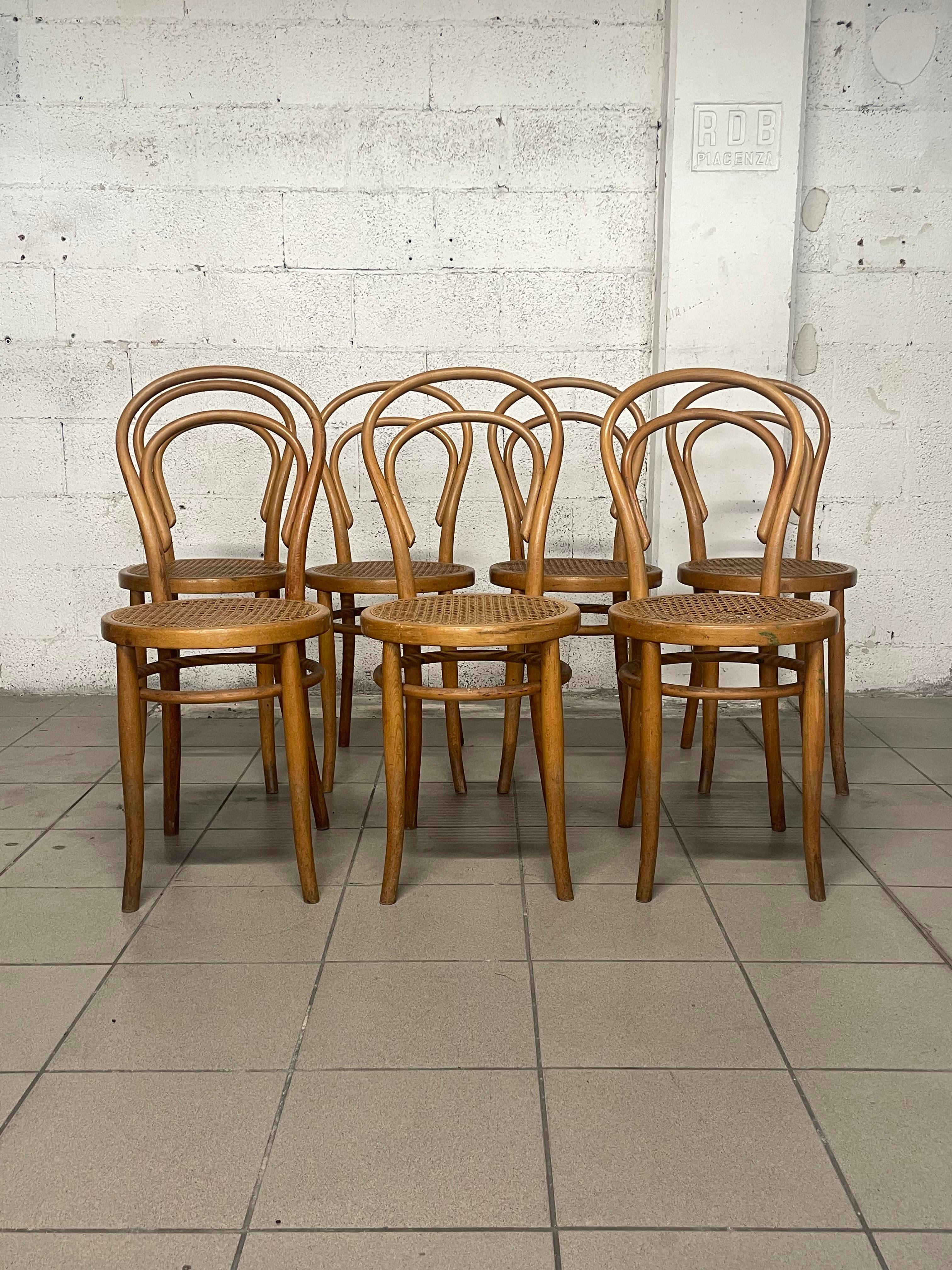 Mid-Century moderno Set sedie prima metà del '900 marchiate JOSIAS EISSLER & SOHNE WIEN in vendita