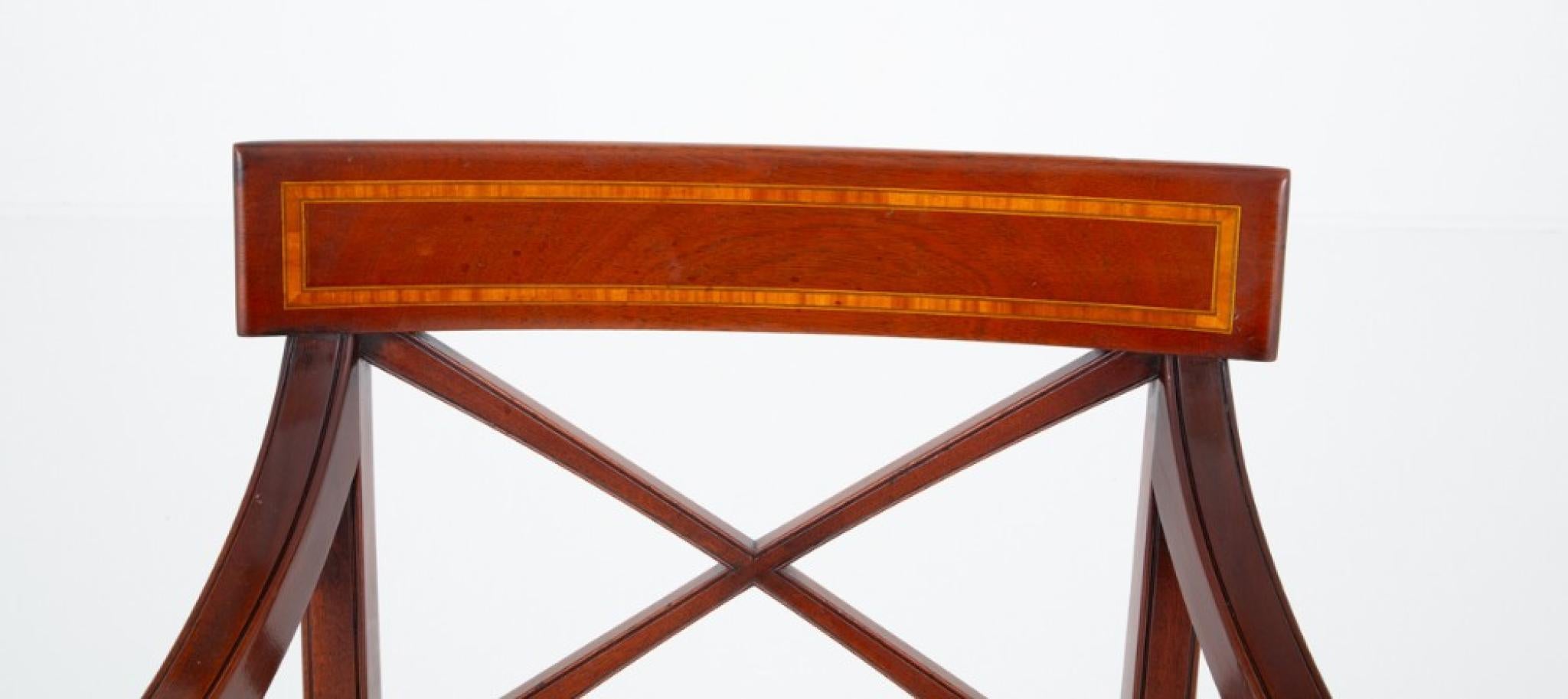 Set Sheraton Dining Chairs Mahogany Revive en vente 2