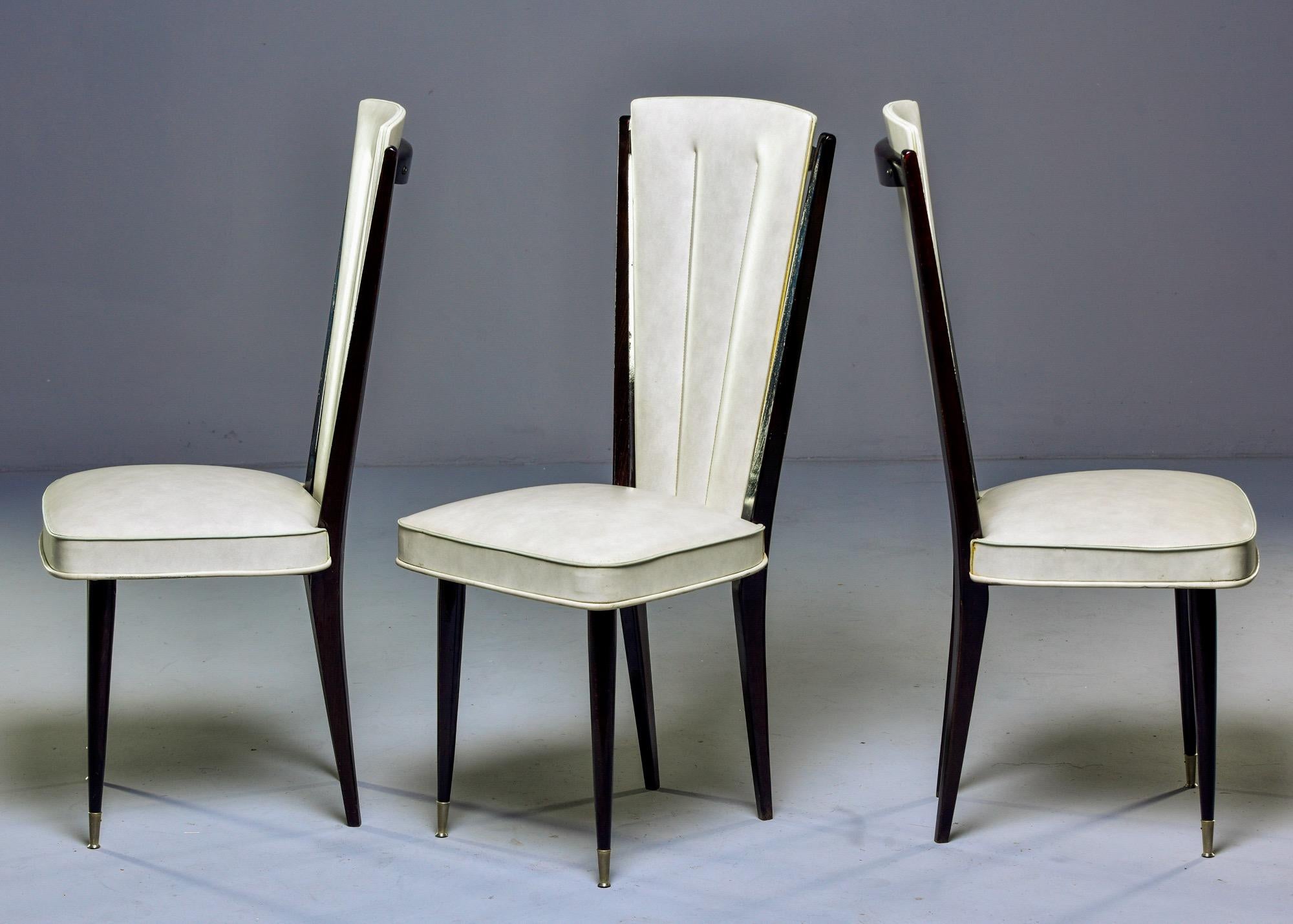 retro vinyl dining chairs