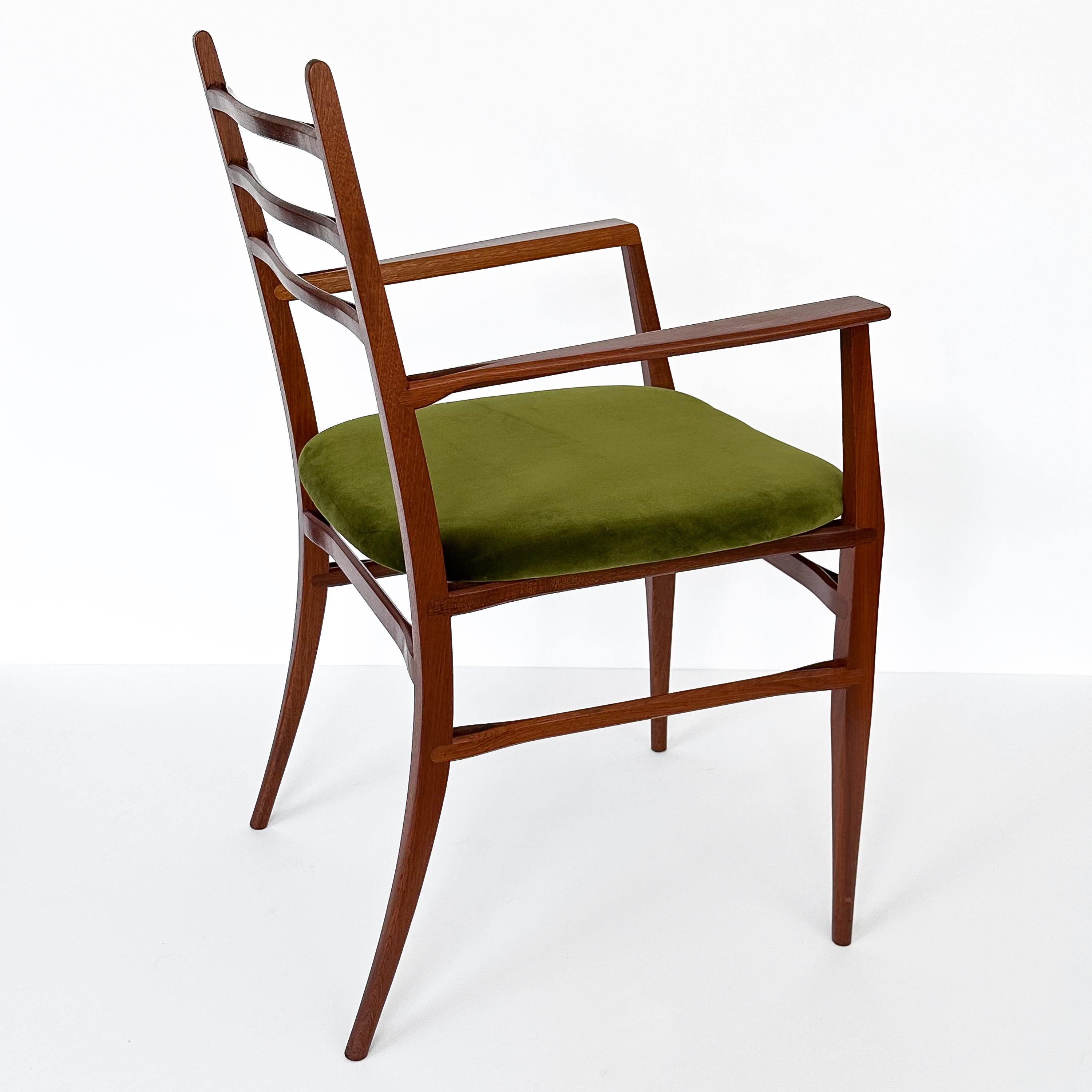 Set Six ‘Trieste’ Dining Chairs by Guglielmo Ulrich For Sale 6