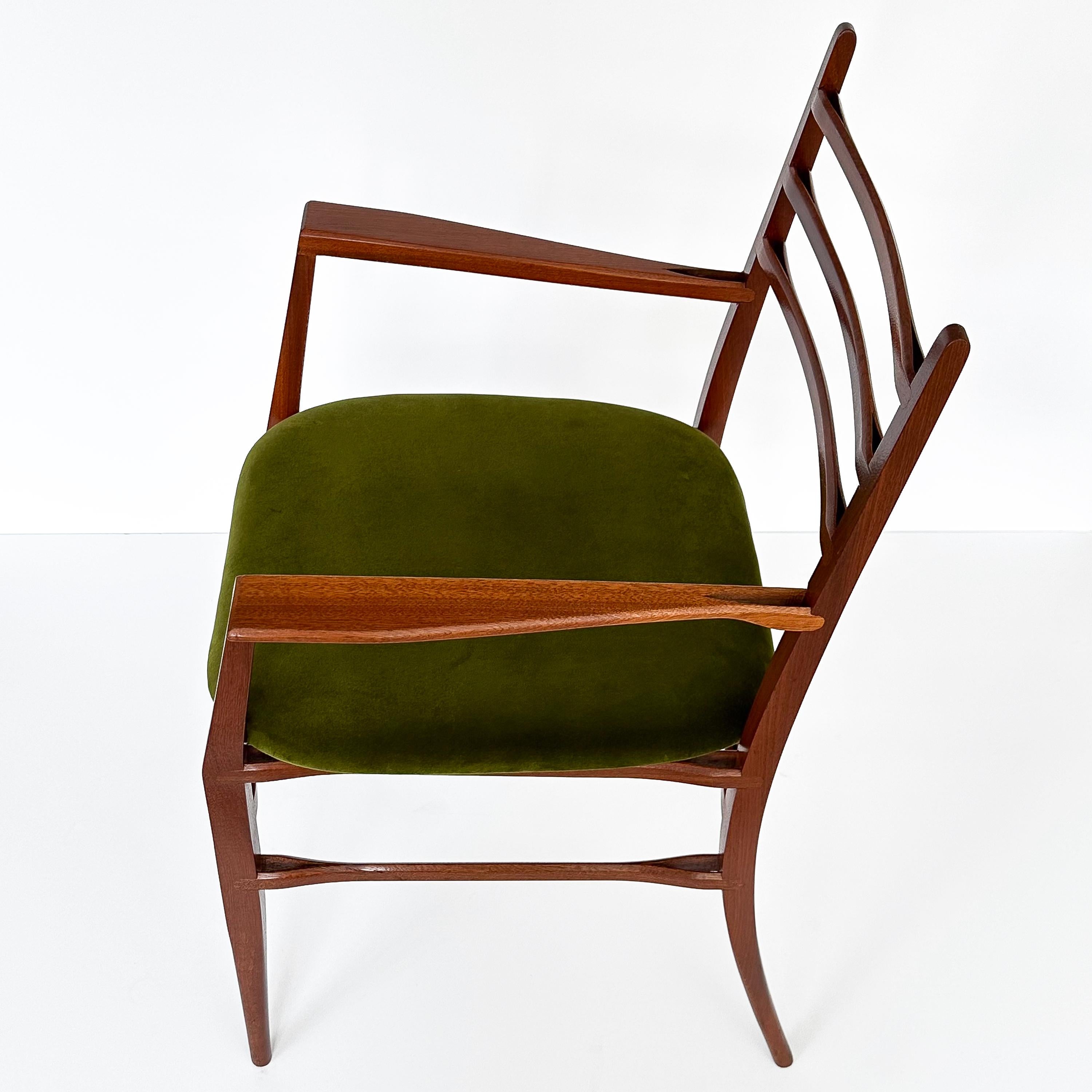 Set Six ‘Trieste’ Dining Chairs by Guglielmo Ulrich 2
