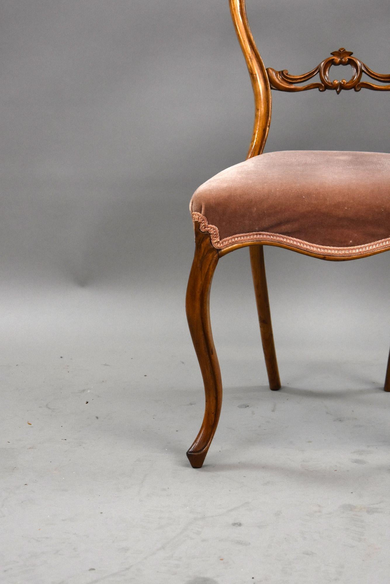 Noce Set di sei sedie da pranzo vittoriane in vendita