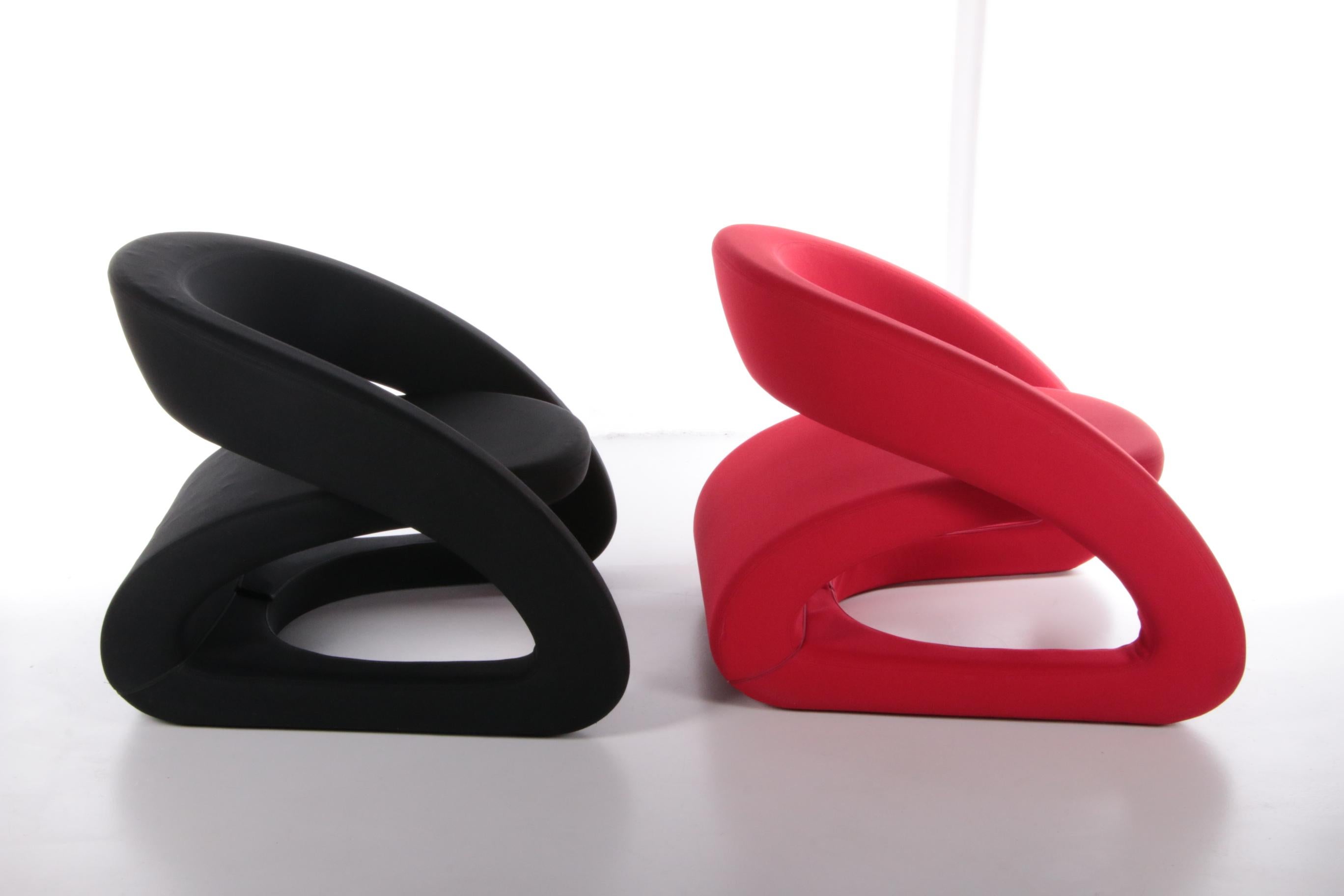 Late 20th Century Smile armchair, design by Marcello Ziliani for BBB emmebi Bonacina For Sale