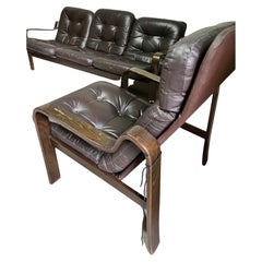 Used Set Sofa and Armchair Att Romeo Rega