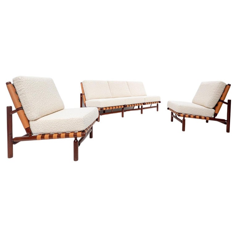 Set Sofa and Pair of Armchairs by Ilmari Tapiovaara for Paolo Arnaboldi ...