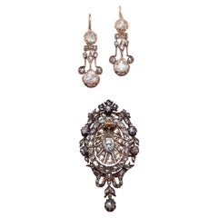 brooch and earring set