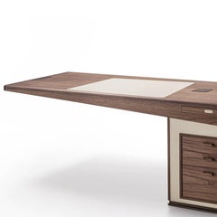 Set Square Walnut Desk