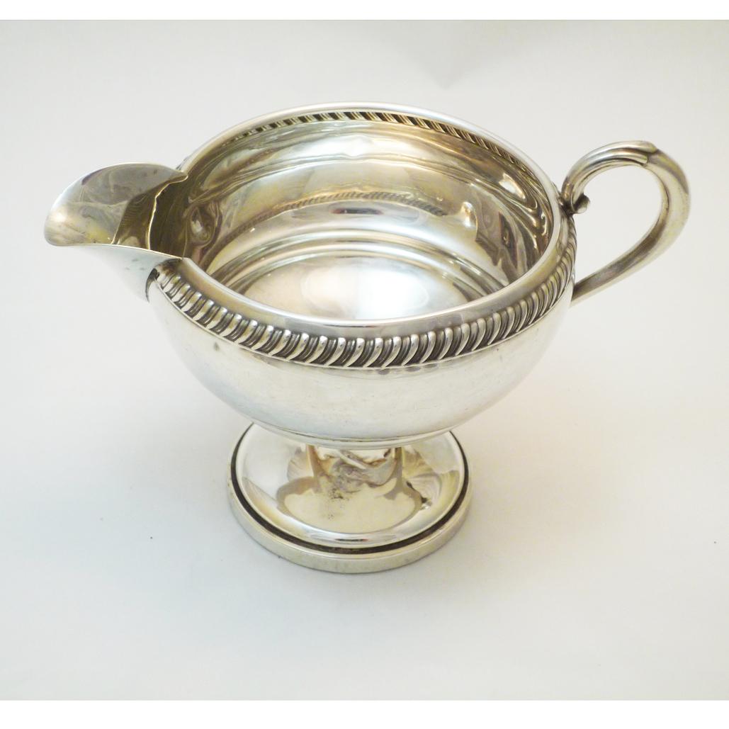 Set Sugar Bowl and Cream Jug Silver, Scandinavia, 1930 (Skandinavisch) im Angebot