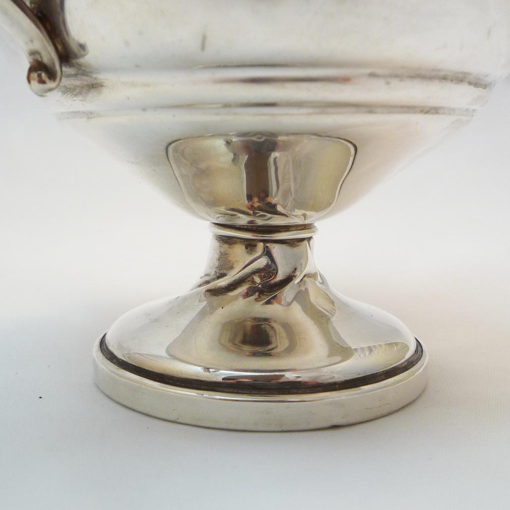 Set Sugar Bowl and Cream Jug Silver, Scandinavia, 1930 (Silber) im Angebot