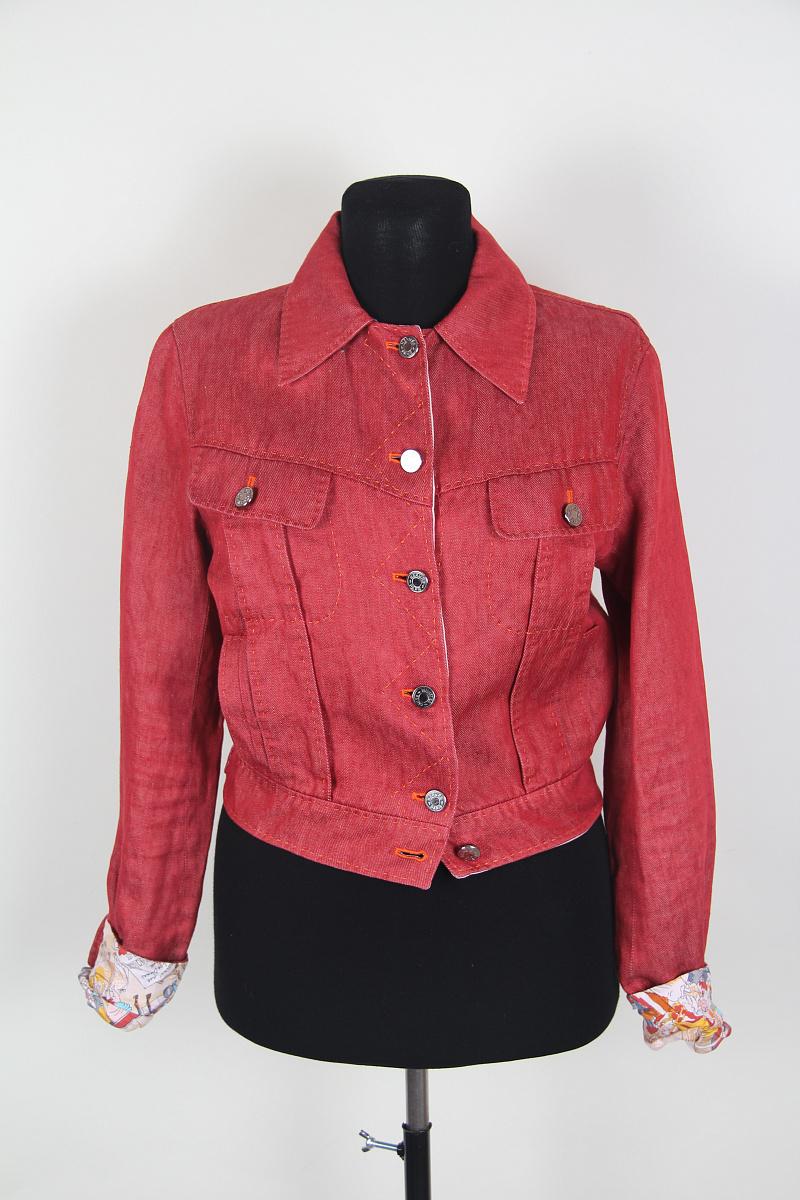 Set Suit Hermes breeches / jacket linen and silk In Good Condition For Sale In Алматинский Почтамт, KZ