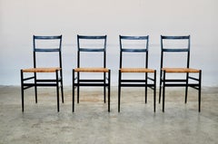 Set Superleggera Chairs by Gio Ponti for Cassina, 1957