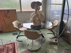 Set Table et 4 chaises Boris Tabacoff 1960