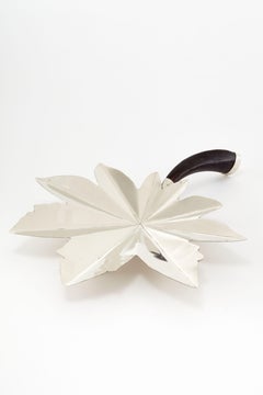 Set Bandejas Hoja de Tártaro,  Cuerno  & Alpaca Silver