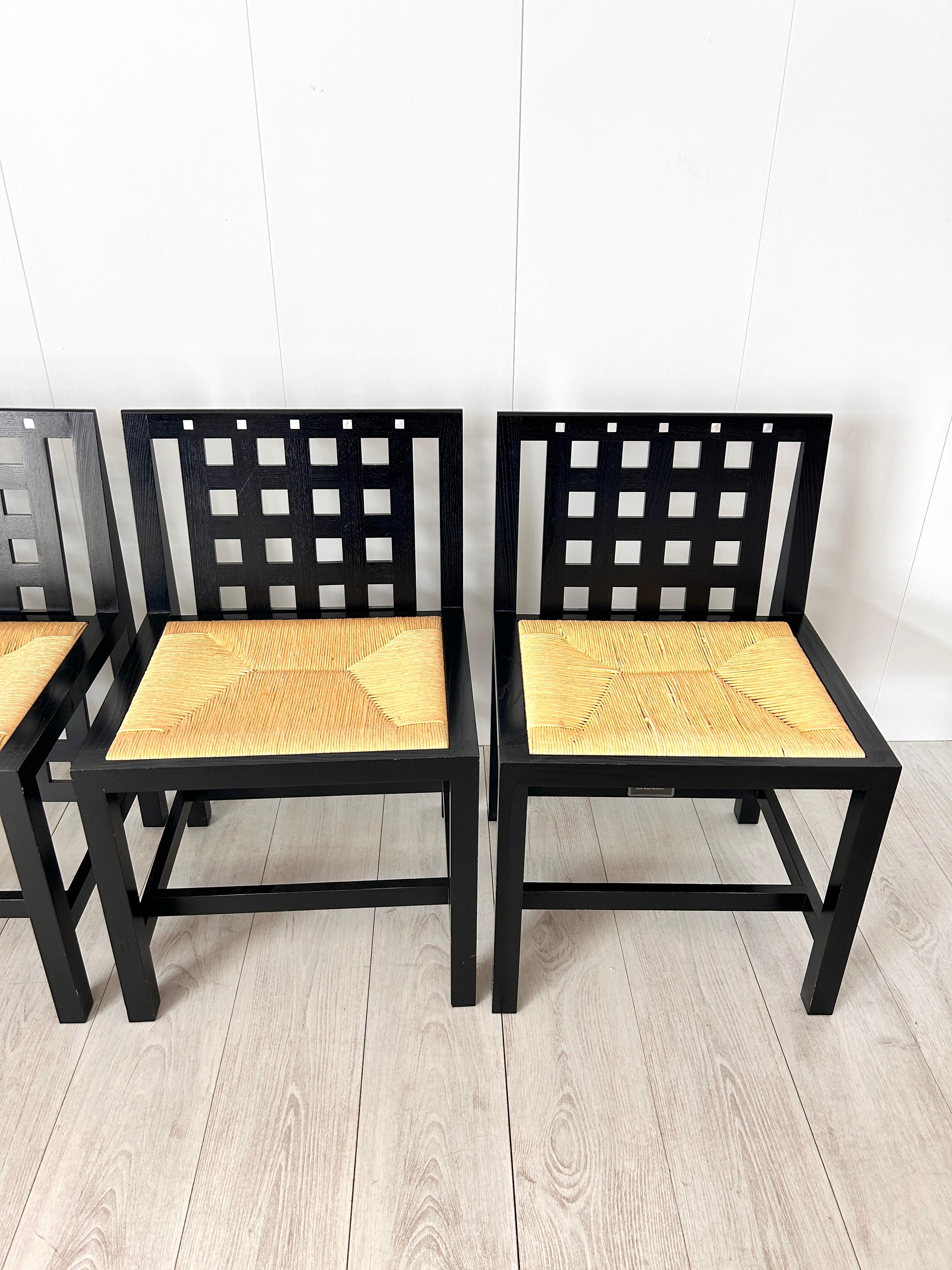 Set tavolo e 6 sedie Mackintosh per Cassina, 1975 For Sale 7