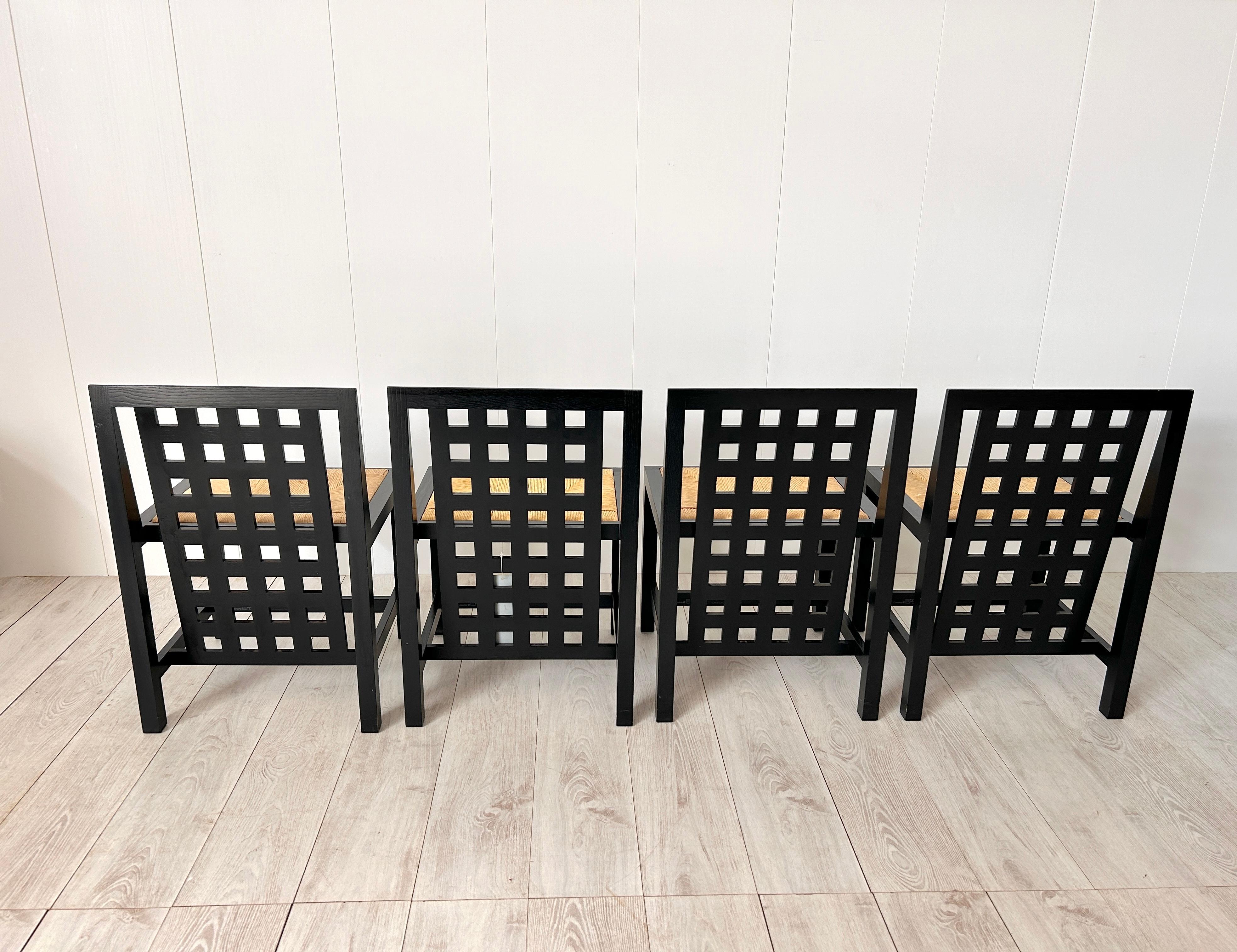 Set tavolo e 6 sedie Mackintosh per Cassina, 1975 For Sale 14