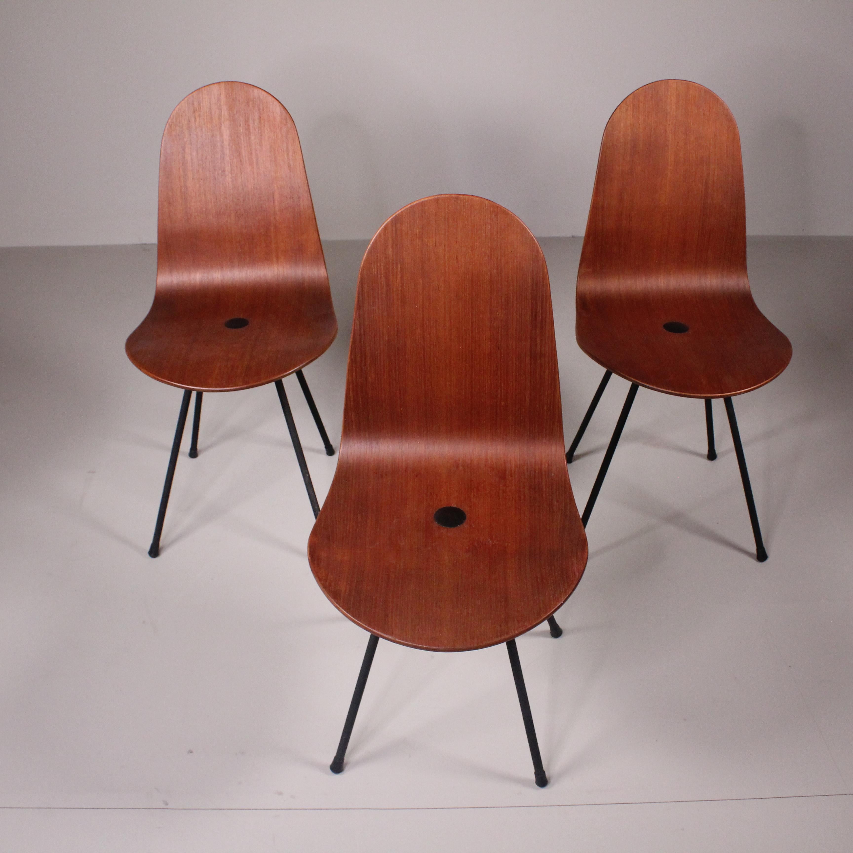 Table and chair set, Franco Campo and Carlo Graffi, 1958 For Sale 7