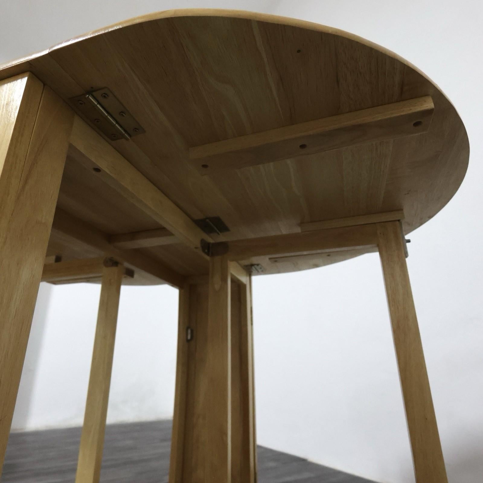 Bois Set Tavolo E Sedie Richiudibile Design/One Anni 80 Modernariato en vente