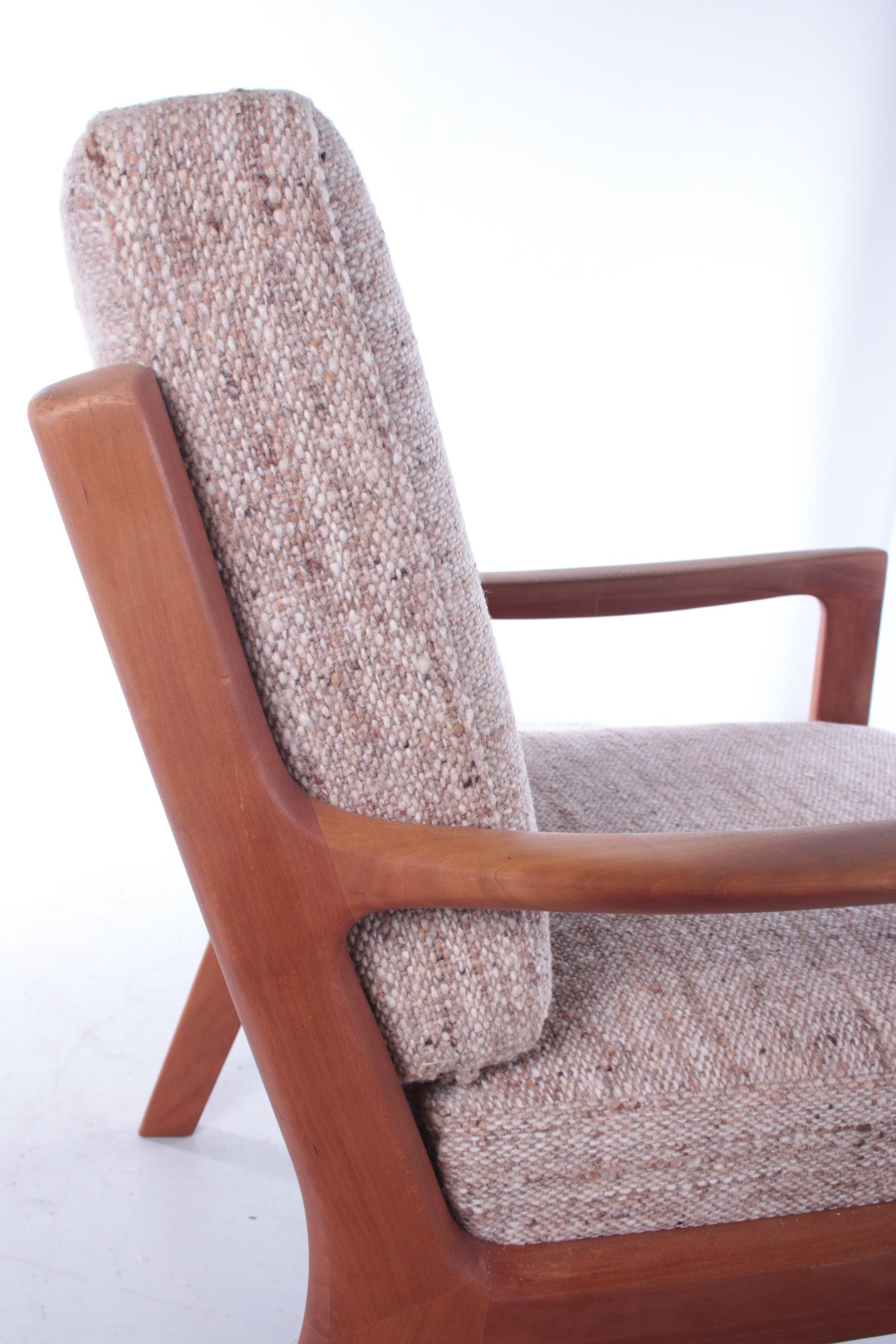 Senator Bench & Stuhl aus Teakholz mit 3 Sitzern von Ole Wanscher für PJ Furniture A/S im Zustand „Gut“ in Oirlo, LI