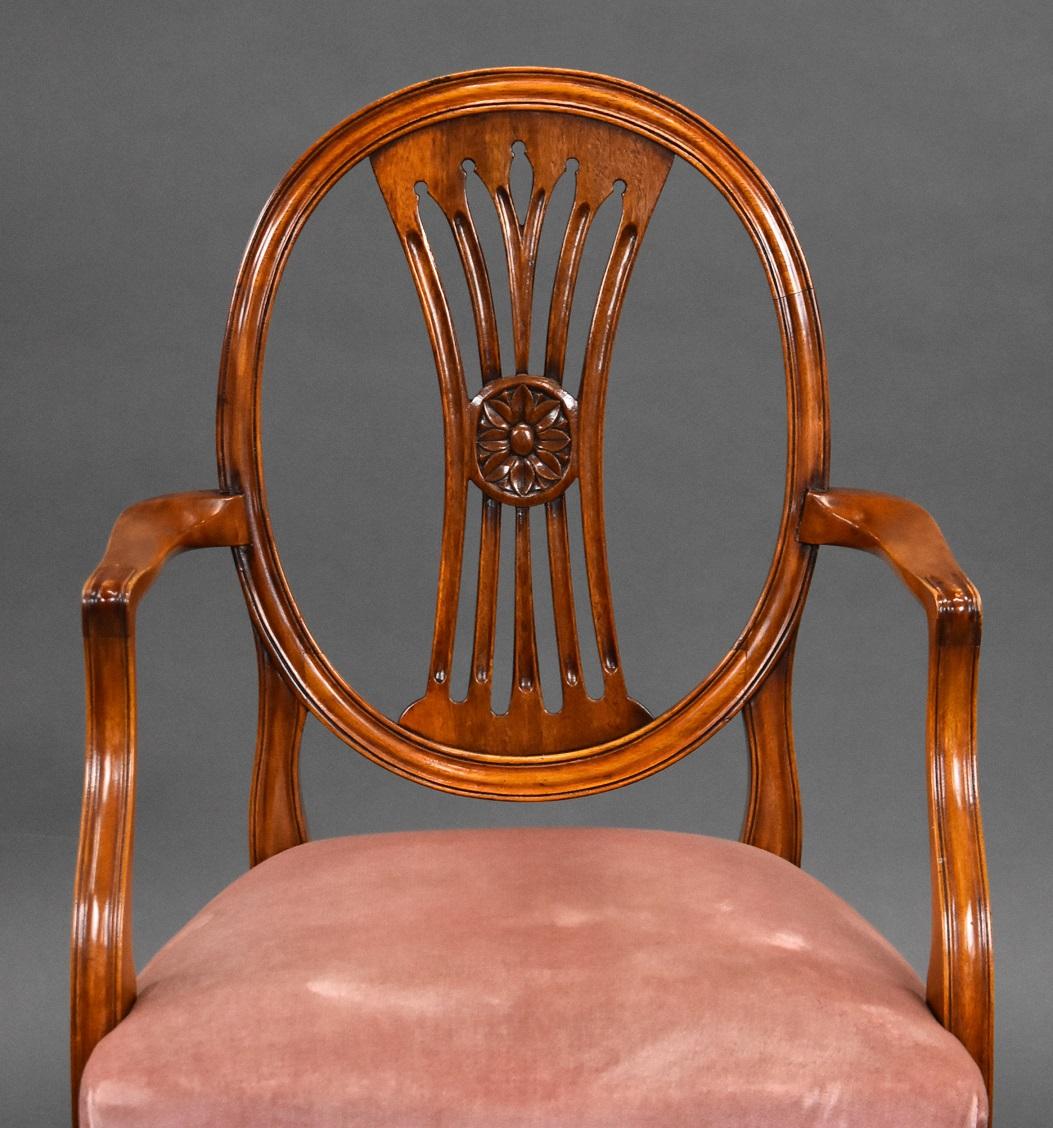 Set Ten 20th Century Mahogany Dining Chairs 5