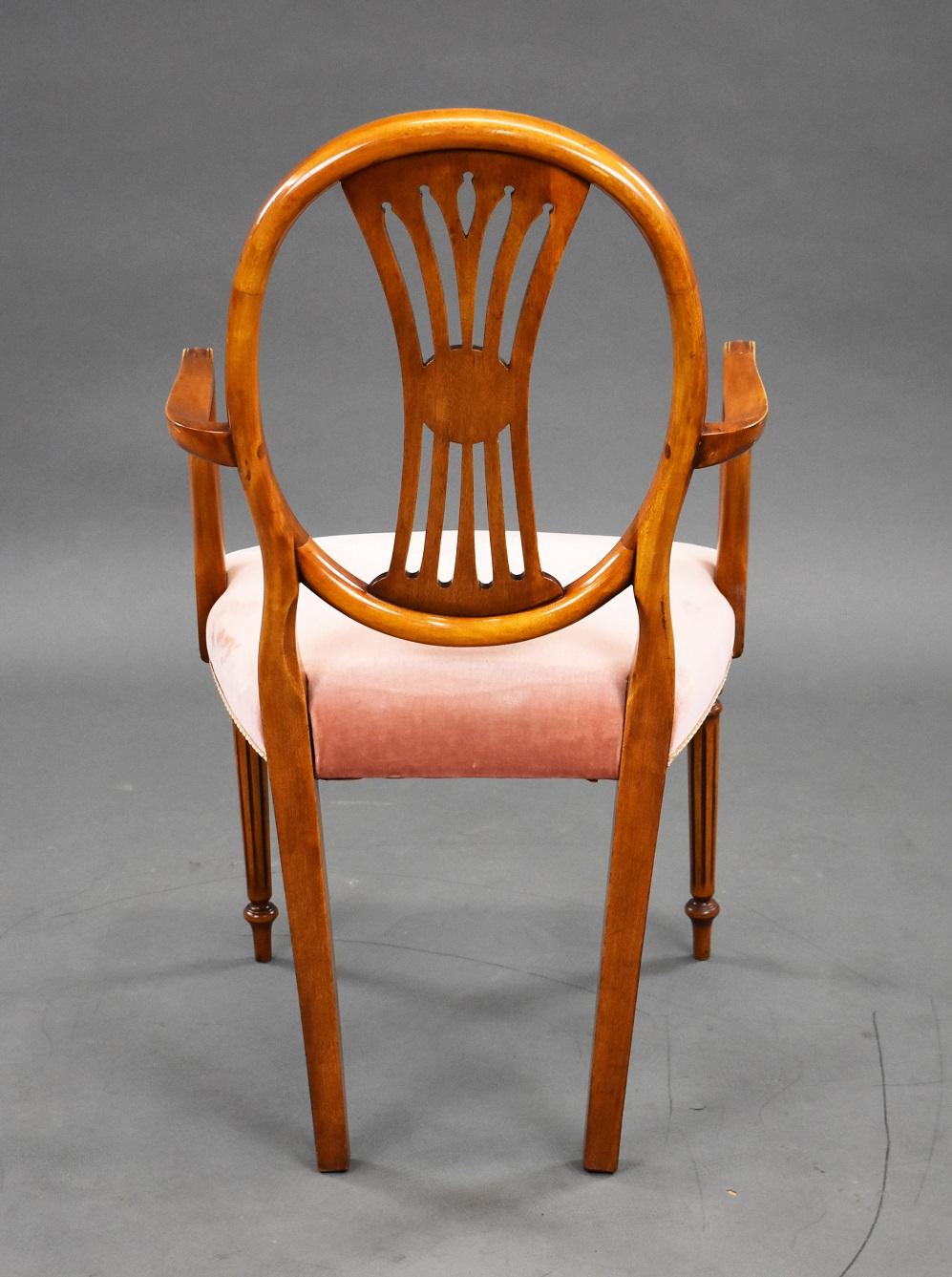 Set Ten 20th Century Mahogany Dining Chairs 7