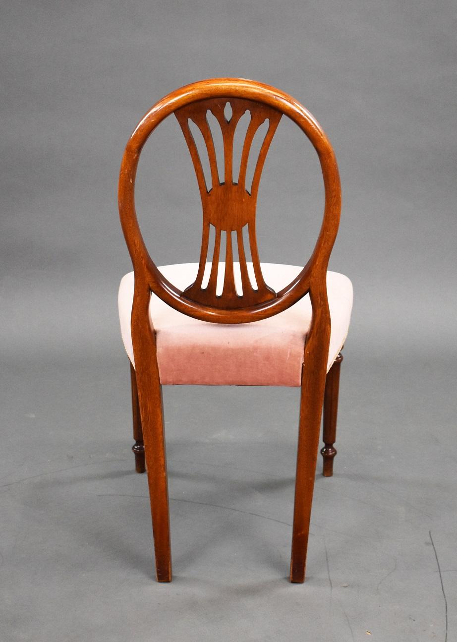Set Ten 20th Century Mahogany Dining Chairs 1