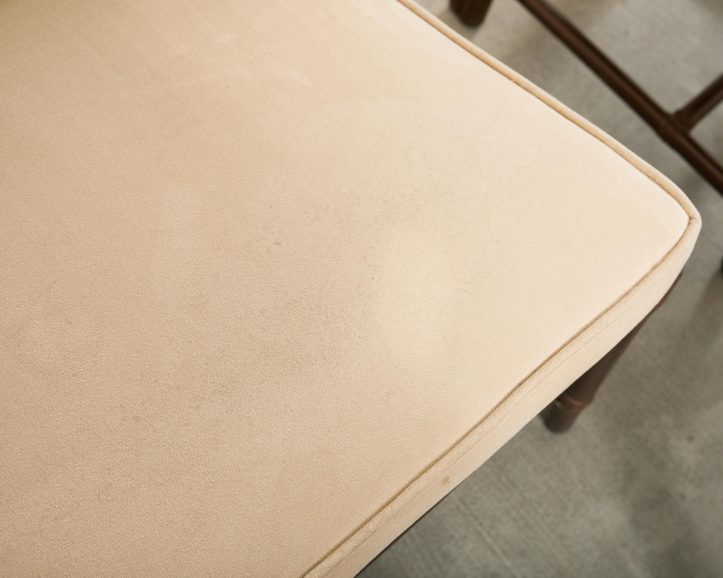 Satz Zehn McGuire Bronzed Rattan Target Esszimmerstühle im Angebot 8