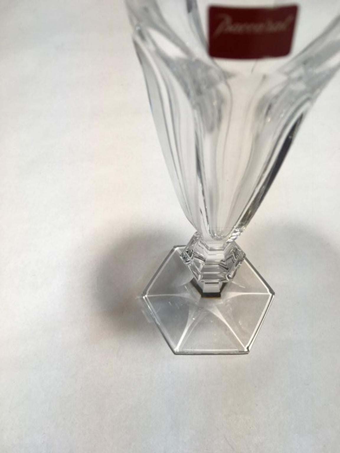 Baccarat - Ensemble de trois verres à pied en cristal clair, France, 21e siècle en vente 5