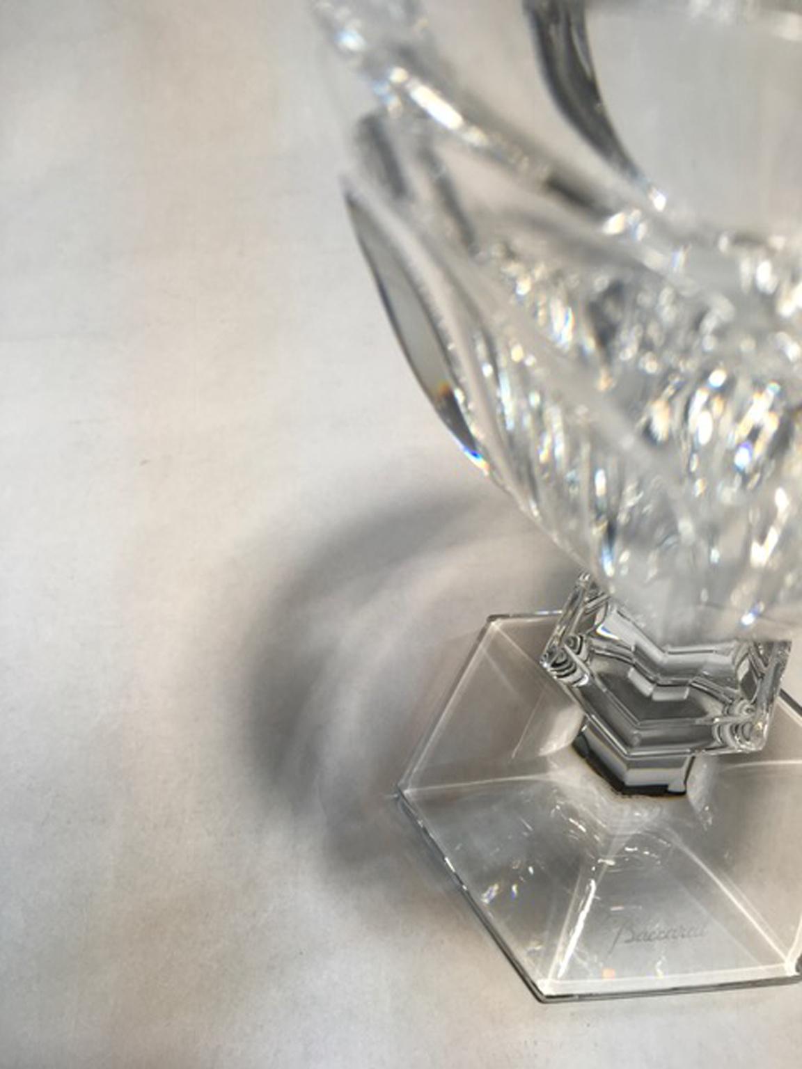 Baccarat - Ensemble de trois verres à pied en cristal clair, France, 21e siècle en vente 6