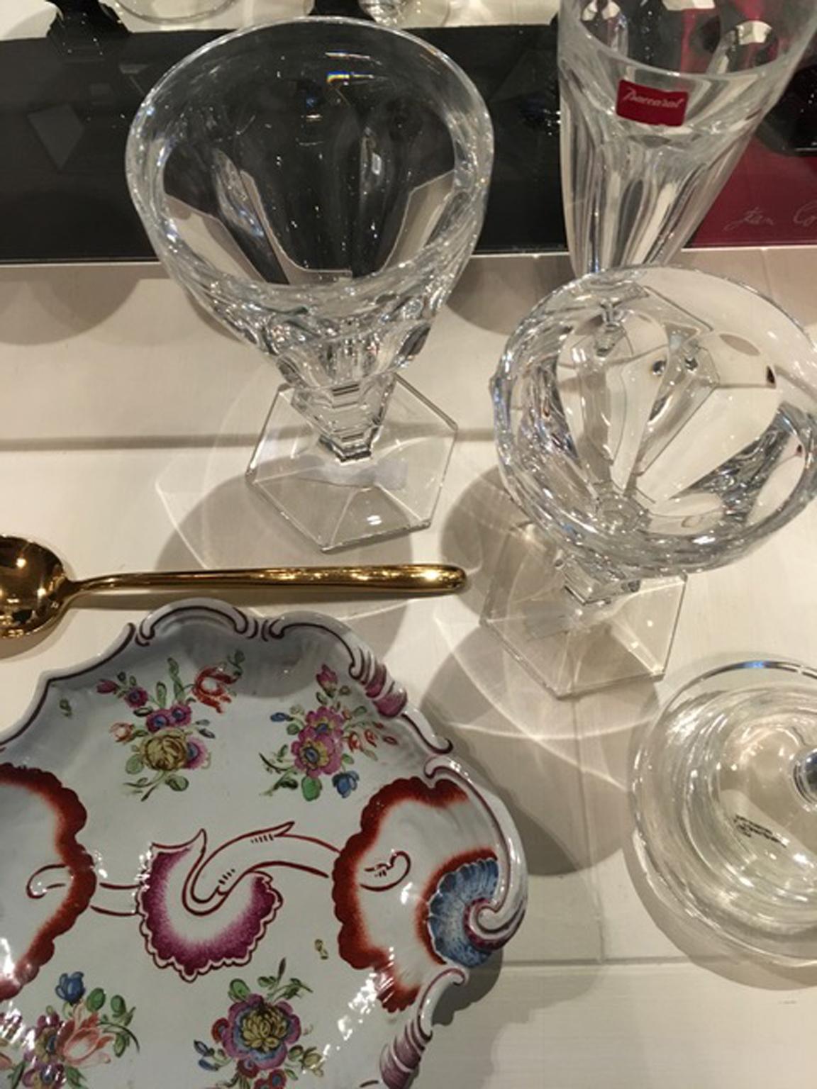 Baccarat - Ensemble de trois verres à pied en cristal clair, France, 21e siècle en vente 7