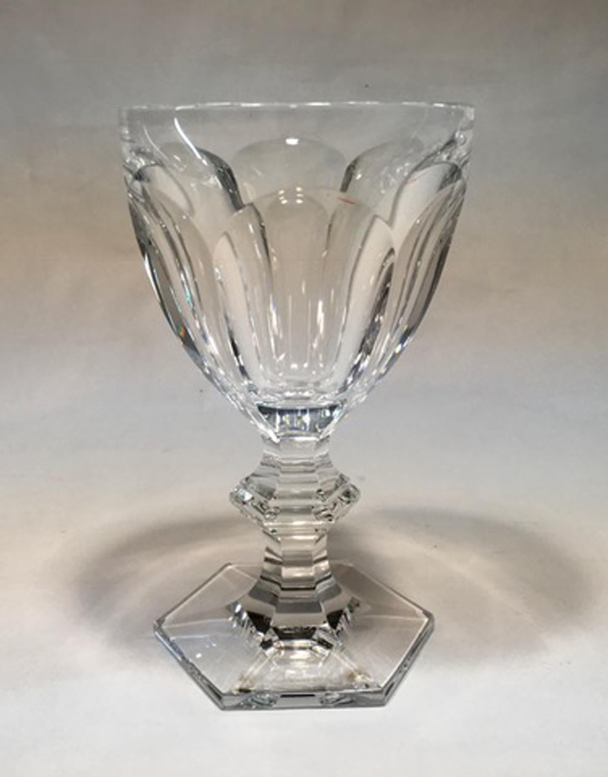 Baccarat - Ensemble de trois verres à pied en cristal clair, France, 21e siècle Neuf - En vente à Brescia, IT