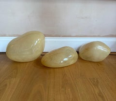 Set Three Dora rock lamps Andre Cazenave Singleton