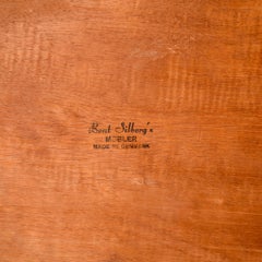 Set of Three Midcentury Danish Bent Silbert Rosewood Nesting Tables