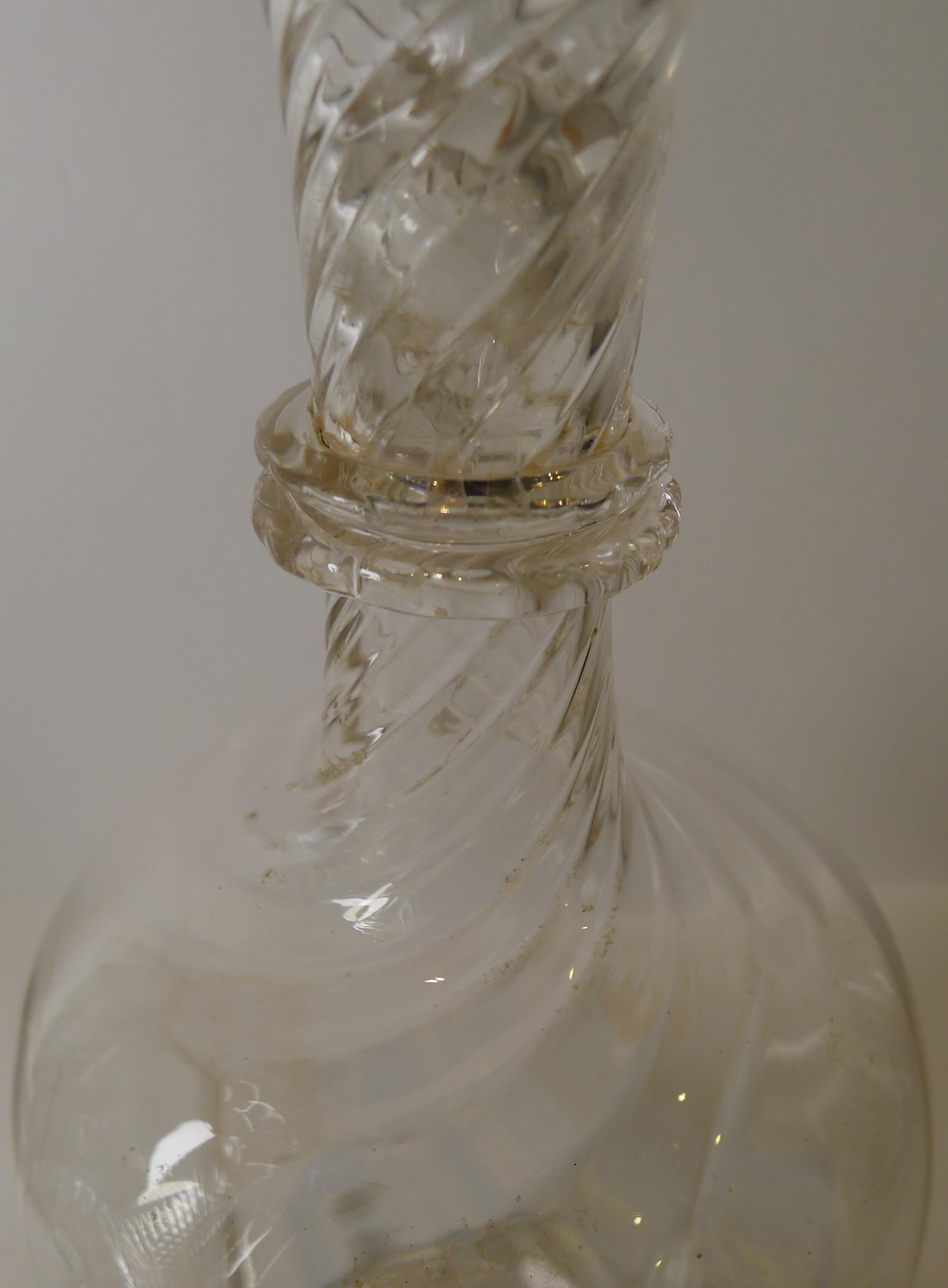 Set Three Venetian Glass Decanters / Claret Jug, circa 1950 5