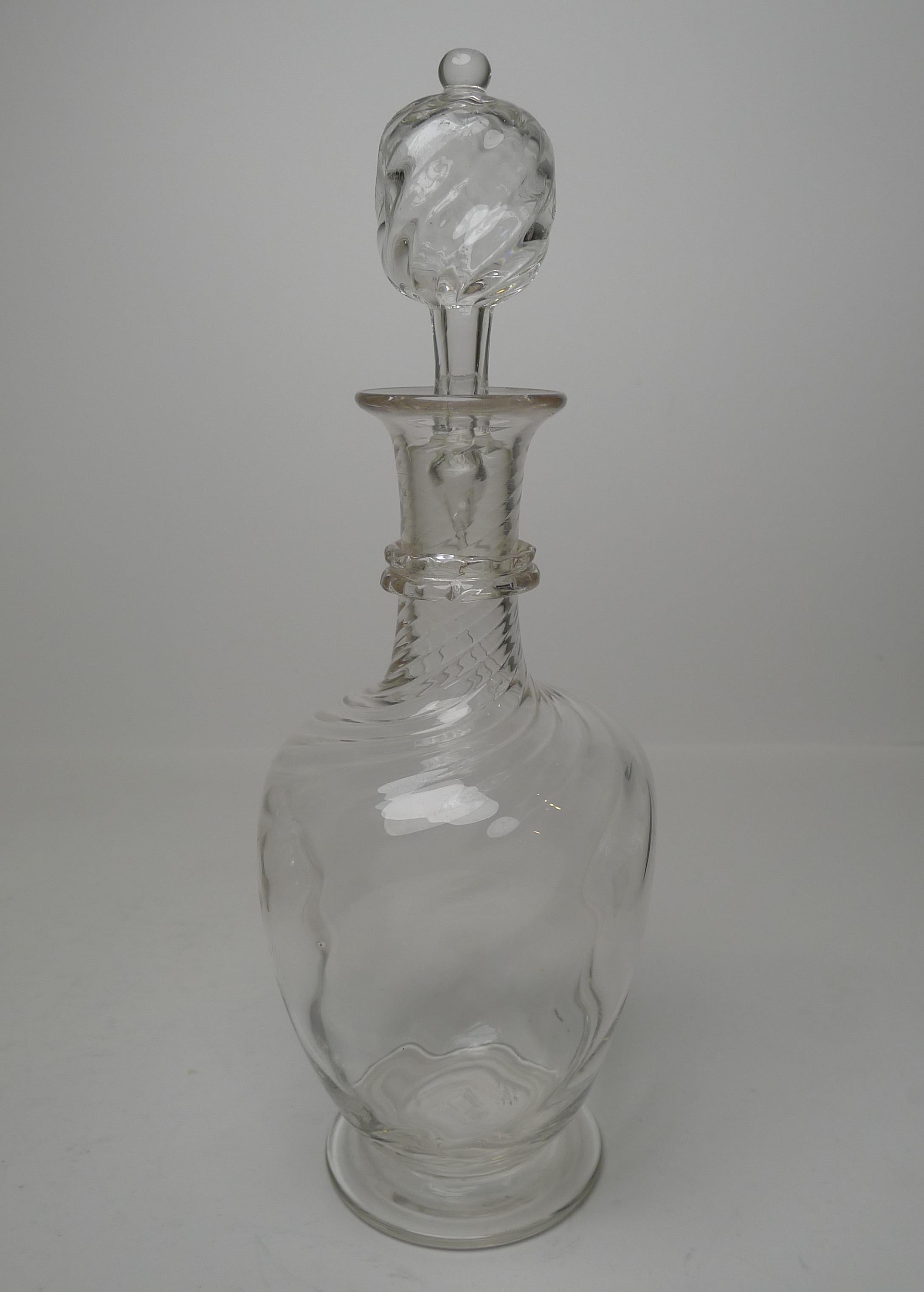 Set Three Venetian Glass Decanters / Claret Jug, circa 1950 1