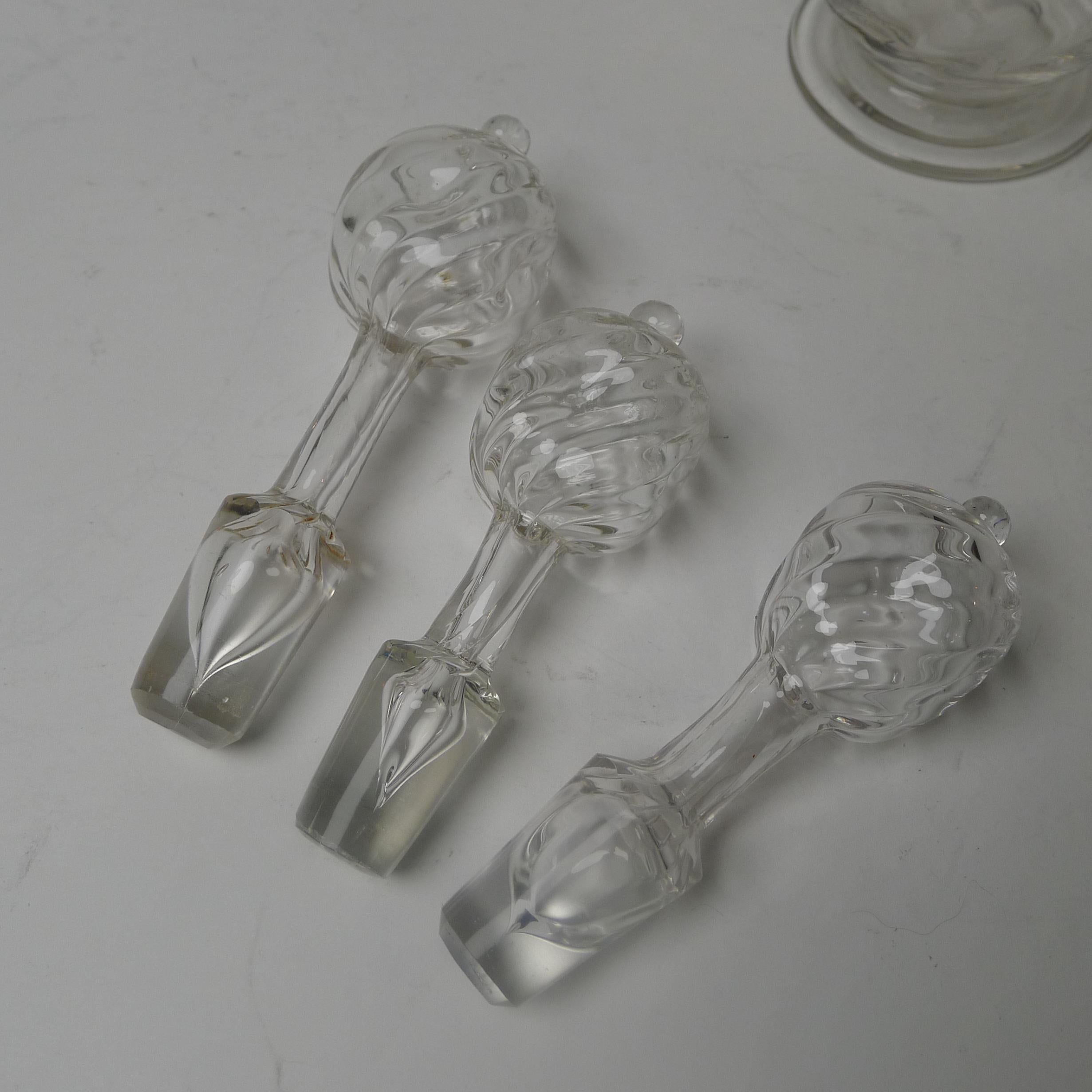 Set Three Venetian Glass Decanters / Claret Jug, circa 1950 2