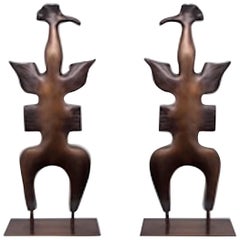  'Totem Birds'  Bronze Sculptures, One of a kind