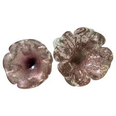 Set Translucent Murano Glass Bowls, Italy, 1950s