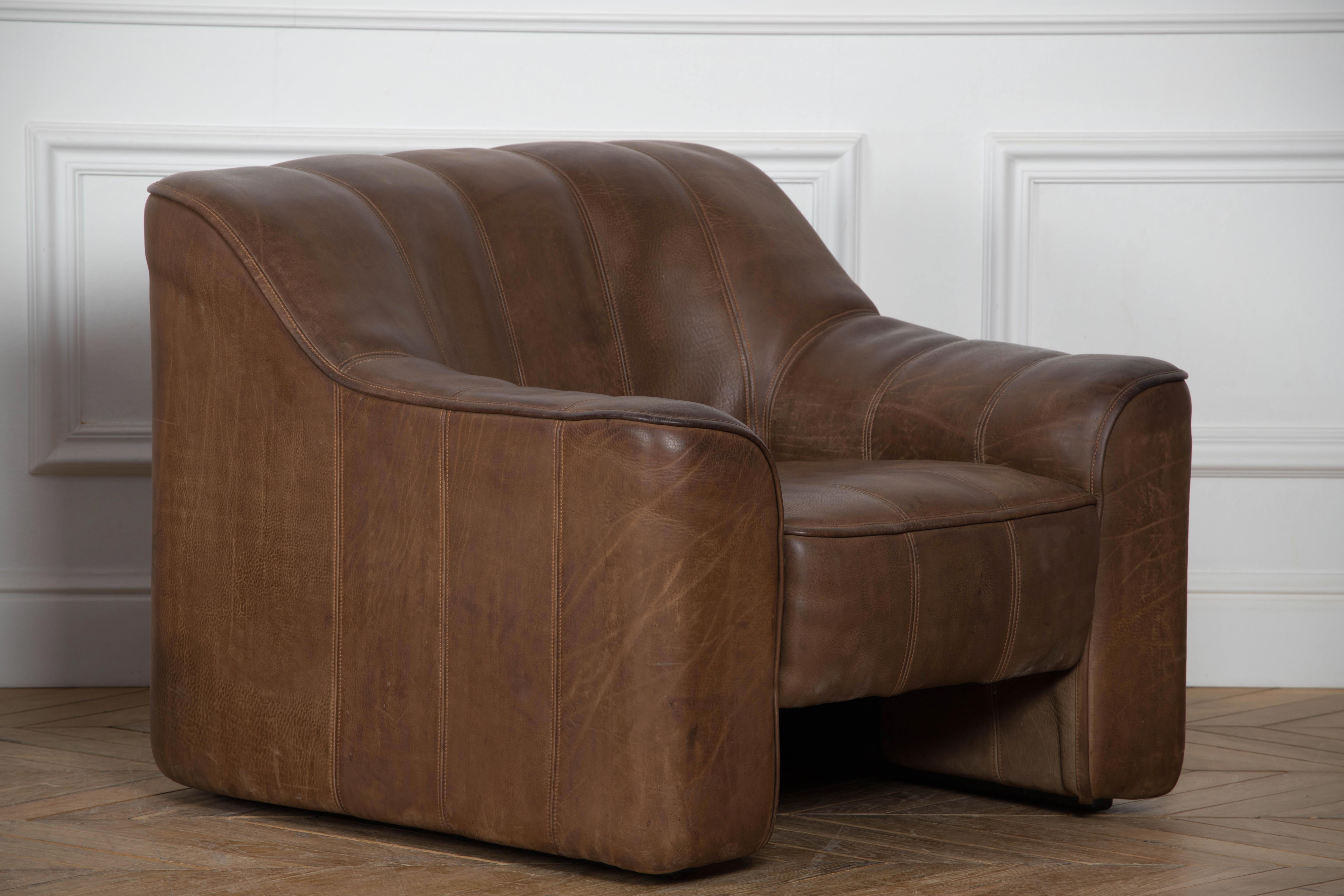 Set Vintage DS44 Lounge Armchairs by De Sede 4