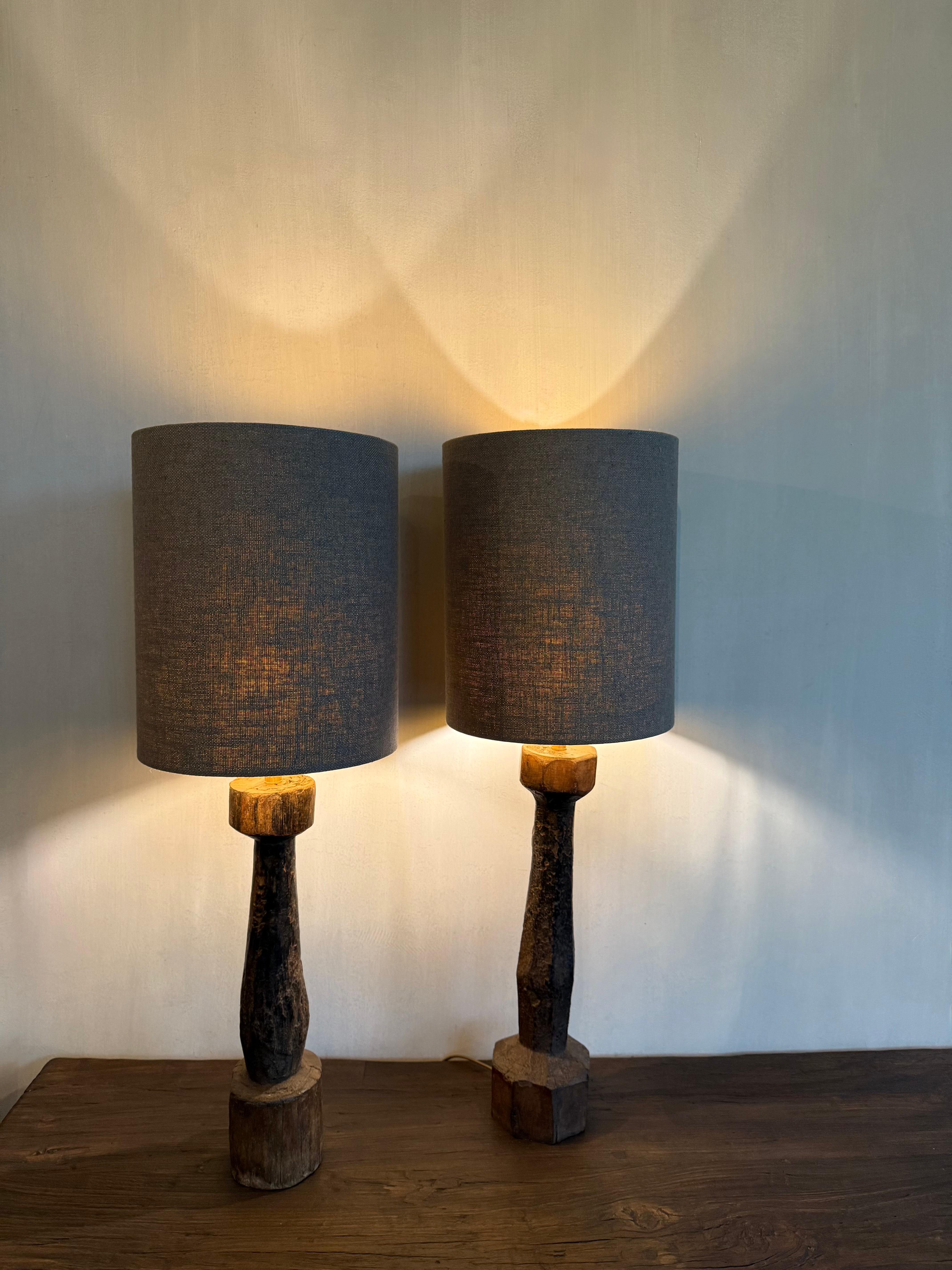Contemporary Set Wabi Sabi Table lamps For Sale
