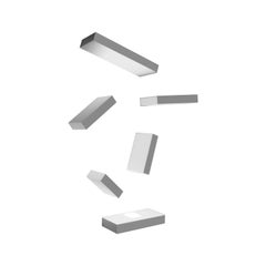 Set Wall Lamp with 5 Reflector Block in White by Xucla