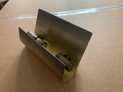 Wandleuchten in Set Wave Old Messing, entworfen 1968