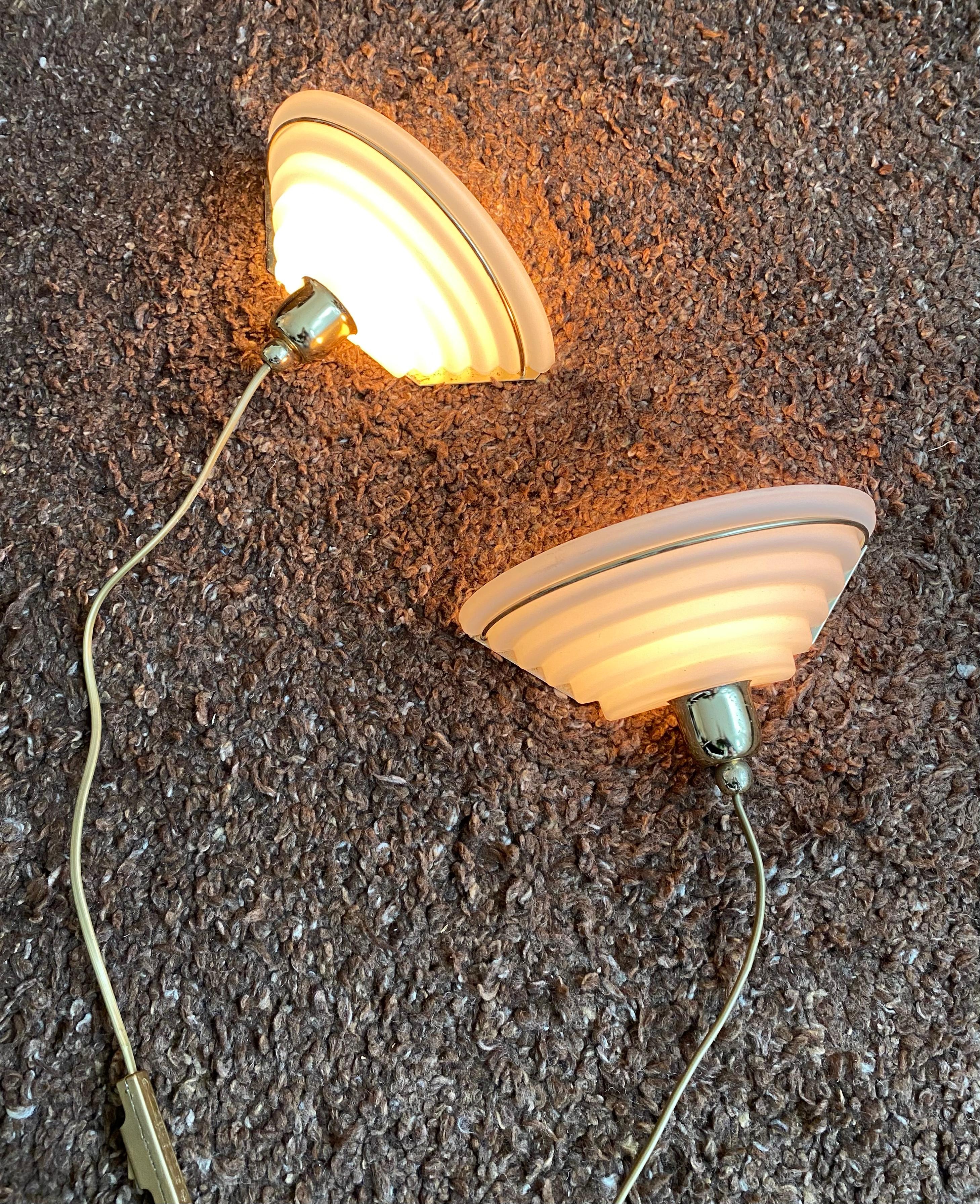 Set Wall Lights by Lakro Amstelveen, Memphis Style, 1980s  For Sale 13