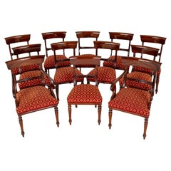 Set William IV Dining Chairs Mahogany