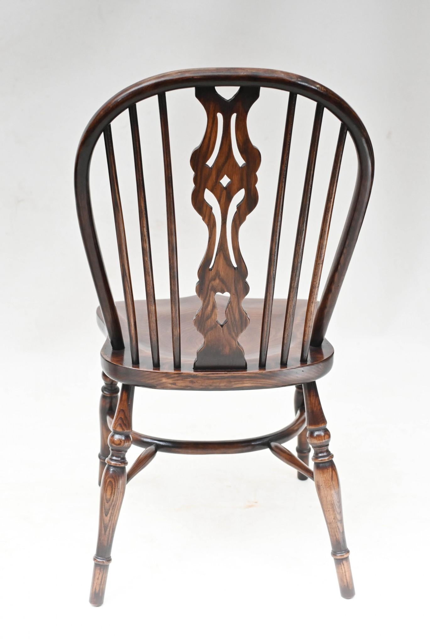 Set Windsor Chairs - 8 Farmhouse Kitchen Chair For Sale 1