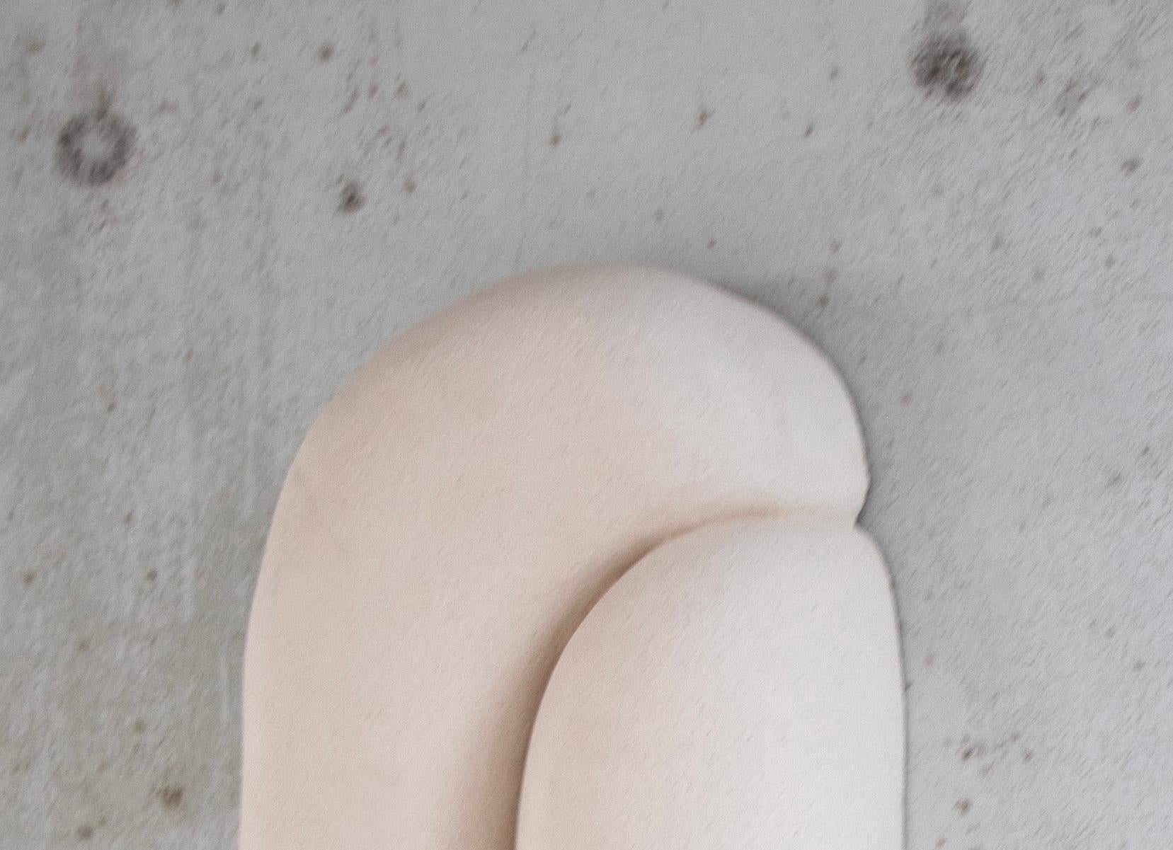 Altro Applique Sète Unique in gres bianco Chamotte di Alice Lahana Studio in vendita